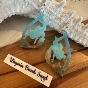 Beach Sand Mermaid Earings